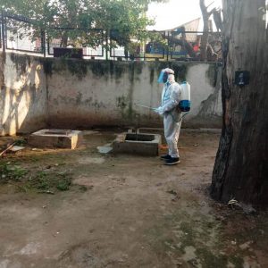 Weekly sanitization of GSSS Khuda Lahora