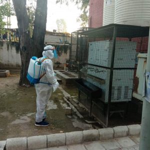 Weekly sanitization of GSSS Khuda Lahora