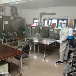 Weekly sanitization of GSSS Khuda Lahora