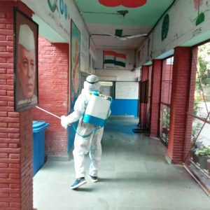 Weekly sanitization of GSSS Khuda Lahora