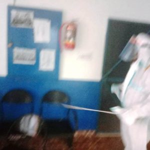 Weekly sanitization of GSSS Khuda Lahora