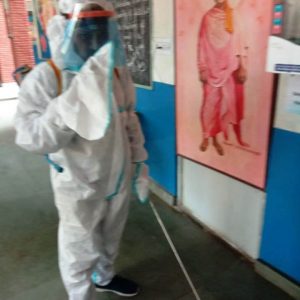 Weekly sanitization of GSSS Khuda Lahora